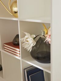 UNO Lantern/Vase Black H21 cm