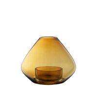 UNO Lantern/Vase Amber H11,5 cm
