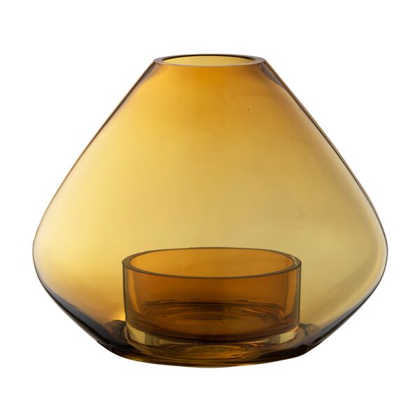 UNO Lykta/Vas Amber H21 cm