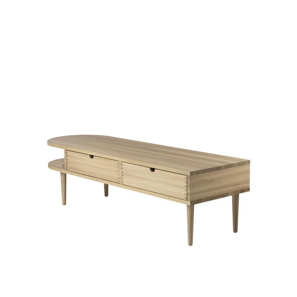 FDB Furniture F24 Banc 145 cm Chêne Laqué