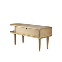 F24 Bænk 90 cm Matlakeret Egetræ