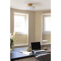 Asteria Up Ceiling Light Medium Ø43 Pearl White