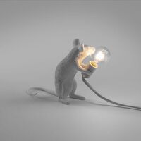 Mouse Mac Zittende Tafellamp Wit