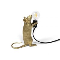 Mouse Step Standing Bordlampe Guld