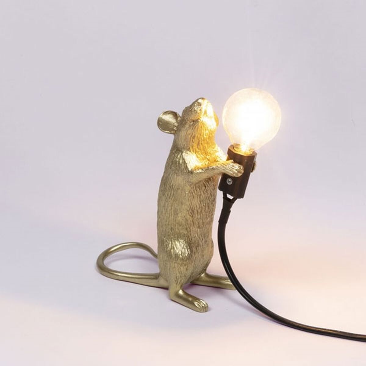 Mouse Step Standing Bordlampe Guld