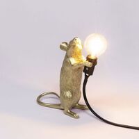 Mouse Step Standing Bordlampe Guld