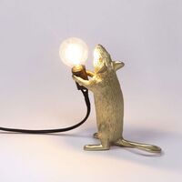 Mouse Step Standing Bordlampe Guld