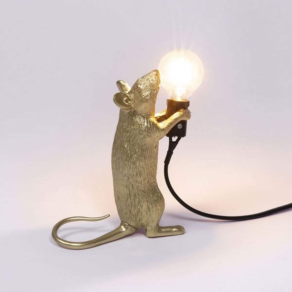 Mouse Step Standing Bordlampe Guld