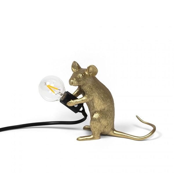 Mouse Mac Bordslampa Guld