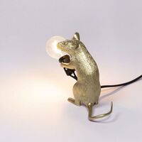Mouse Mac Lampe à Poser Assise Or