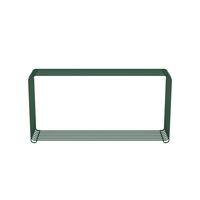 Panton Wire Extended Bookcase 136-Pine 70 cm x 18.8 cm
