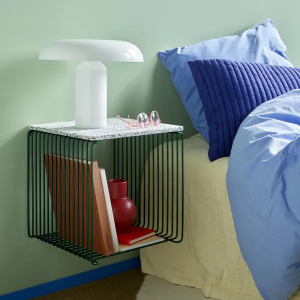 Panton Wire Single Bookcase 136-Pine 14.8cm x 14.8cm