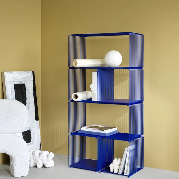 Panton Wire Single Bookcase 136-Pine 14.8cm x 14.8cm