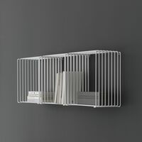 Panton Wire Single Bookcase 136-Pine 14.8cm x 18.8cm