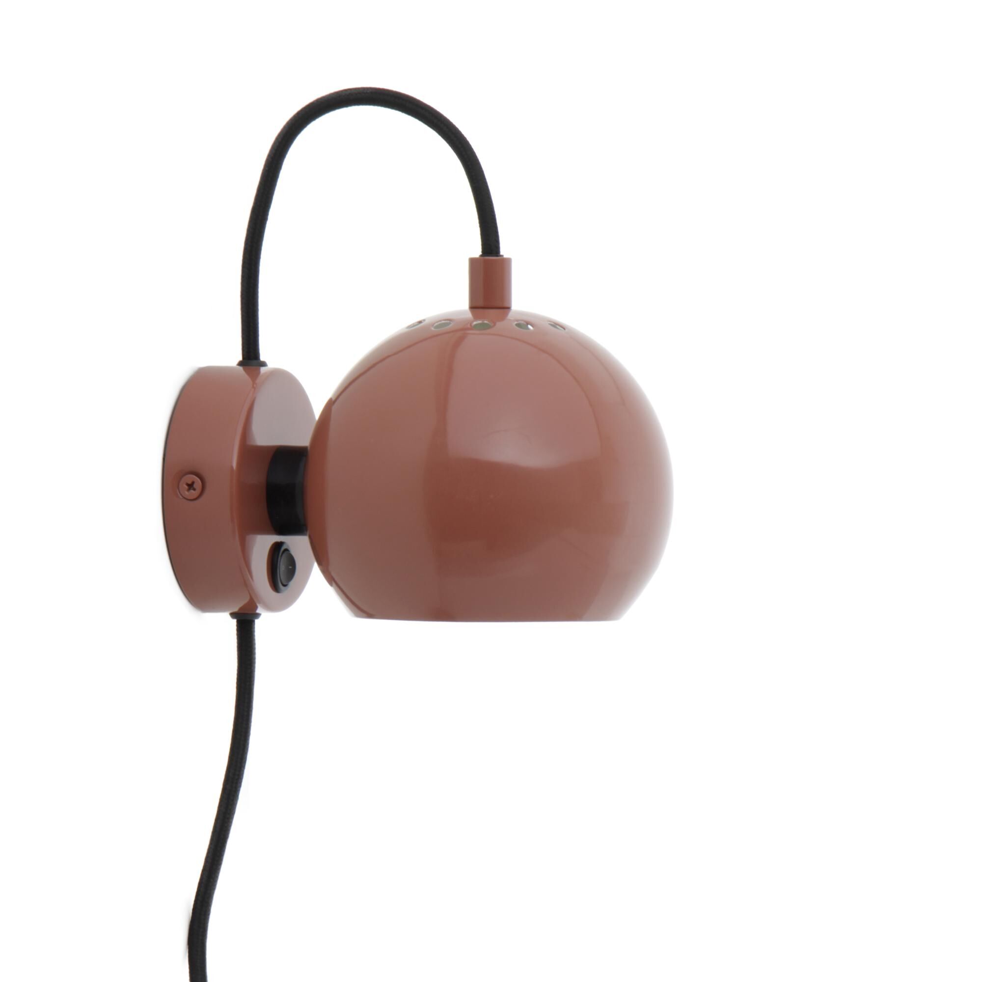 Ball V&auml;gglampa R&ouml;d