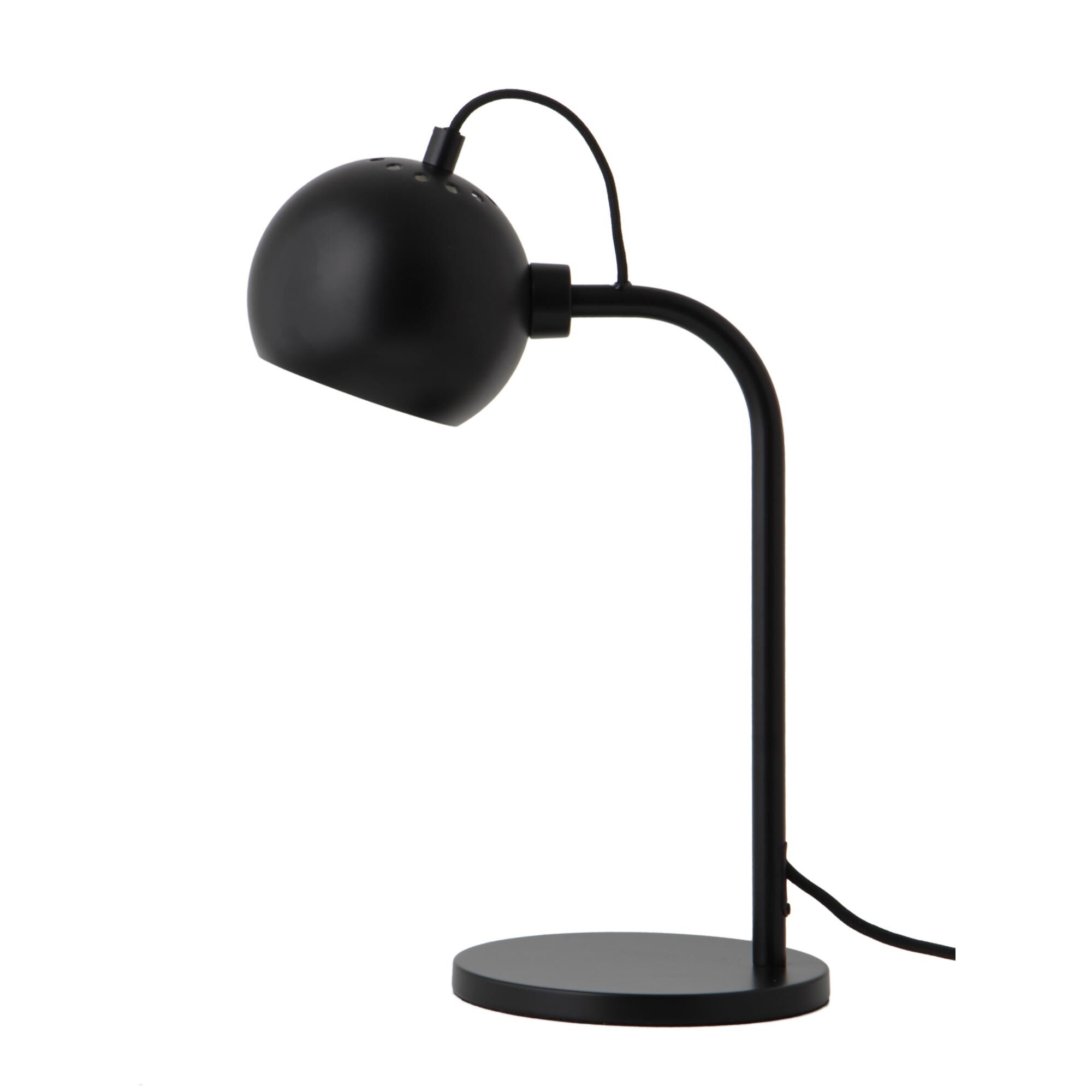 Ball Singel Bordslampa Matt Svart