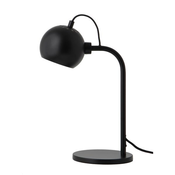 Ball Single Bordlampe Matt Svart