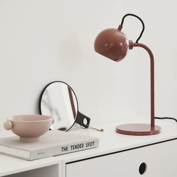 Schwarz Tischlampe Matt