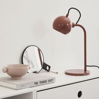 Schwarz Tischlampe Matt