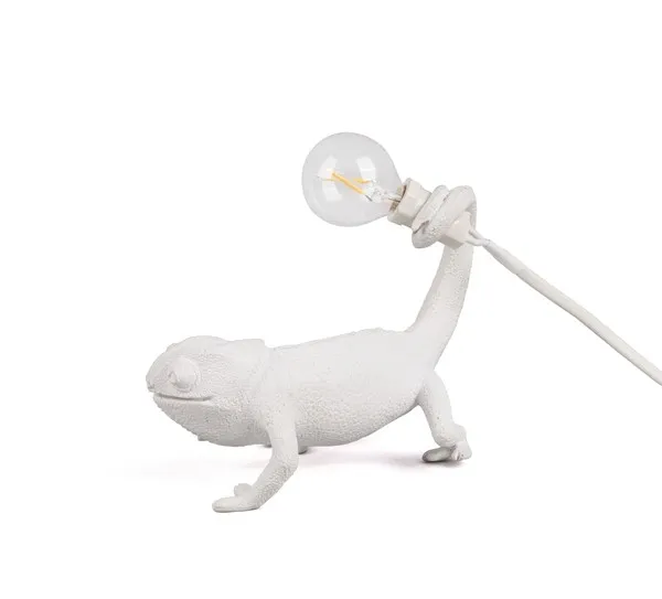 Chameleon Still Tischlampe Weiß