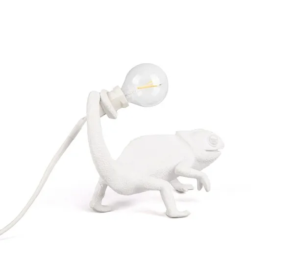 Chameleon Still Tischlampe Weiß