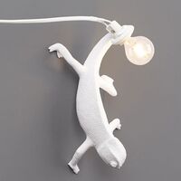 Chameleon Going Down Væglampe Hvid