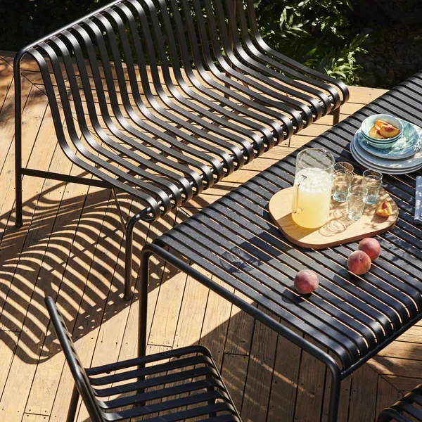 Palissade Dining Bench Hot-dip Galvanized Steel