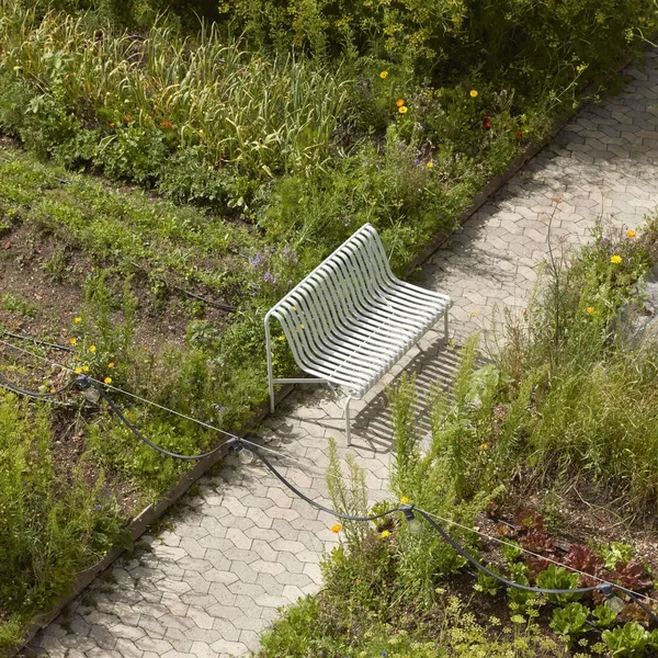Palissade Dining Bench Hot-dip Galvanized Steel