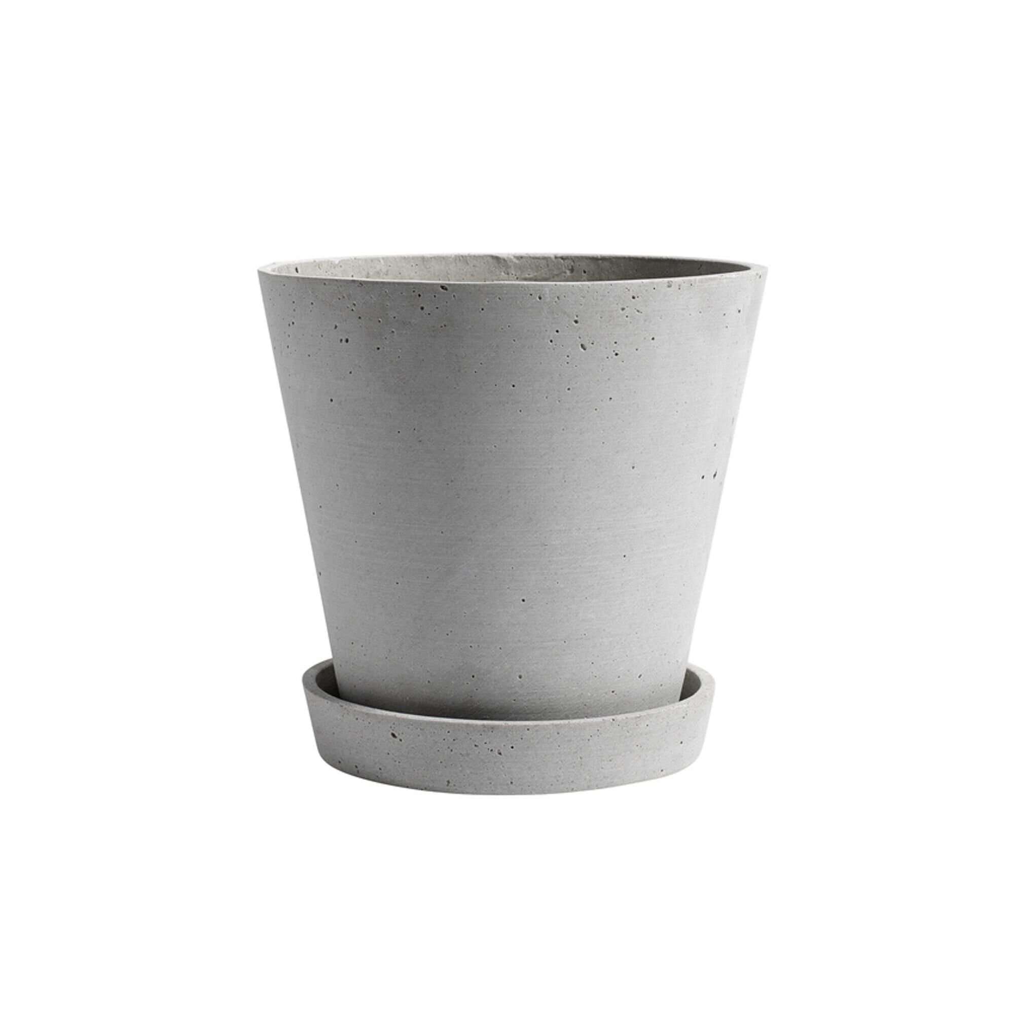 Pot de Flowerpot avec soucoupe XL Gris