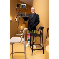 AI Barstool H75 Black