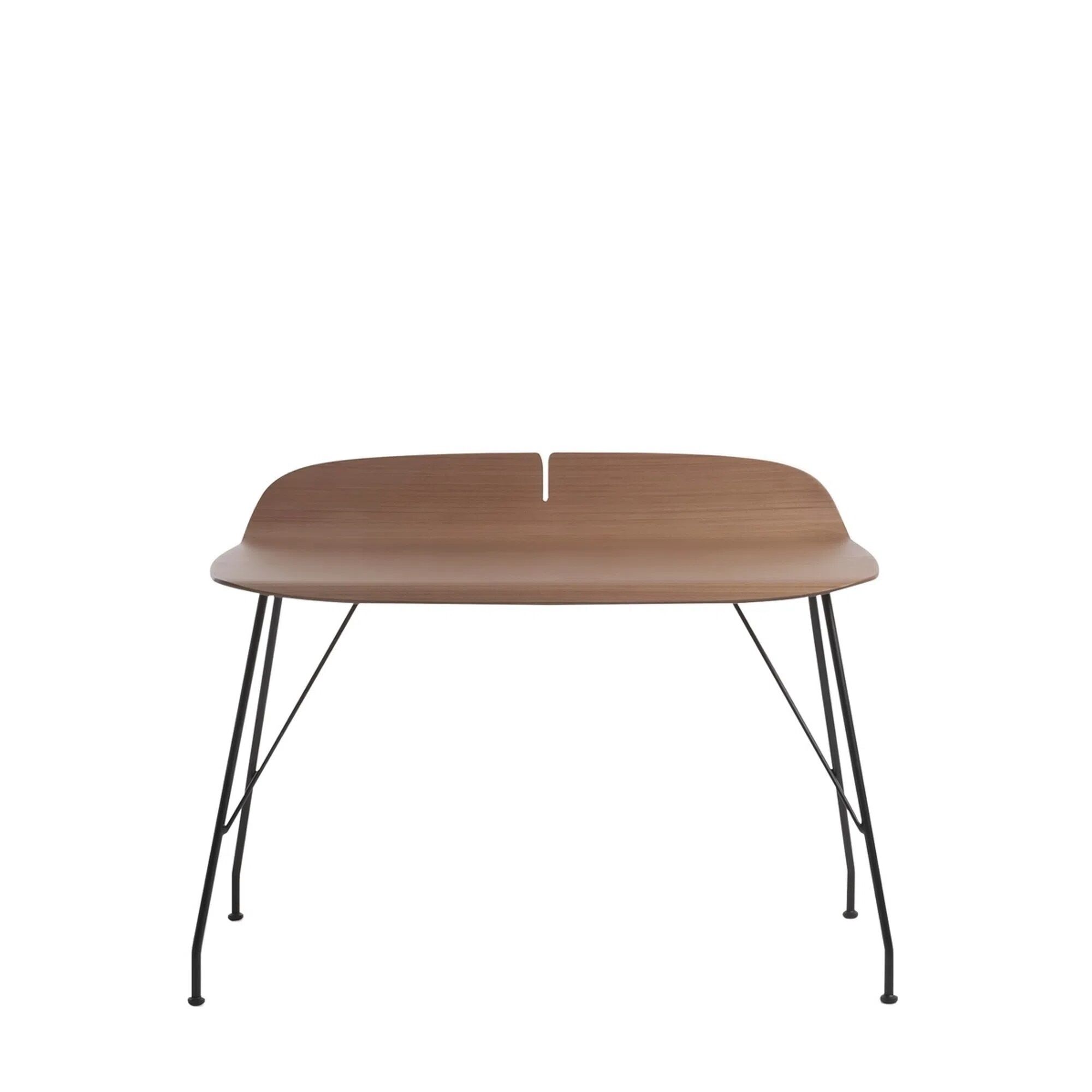 Earl of Wood Skrivebord Krom/Mrk Tr
