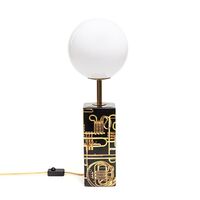 Toiletpaper Home Trumpets Table Lamp White/ Multicolored