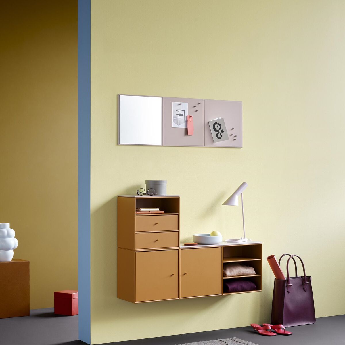 Mini MBOARD Notice Board Camomile