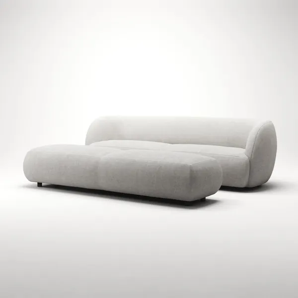 Atelier Footstool 226 Moonwhite