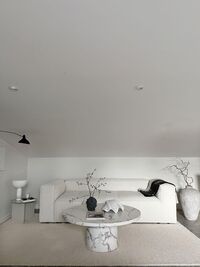 Grand 2-Seater Sofa Steam/White