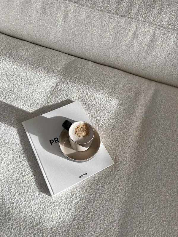 Grand 3-Sitzer Sofa Steam/Weiß