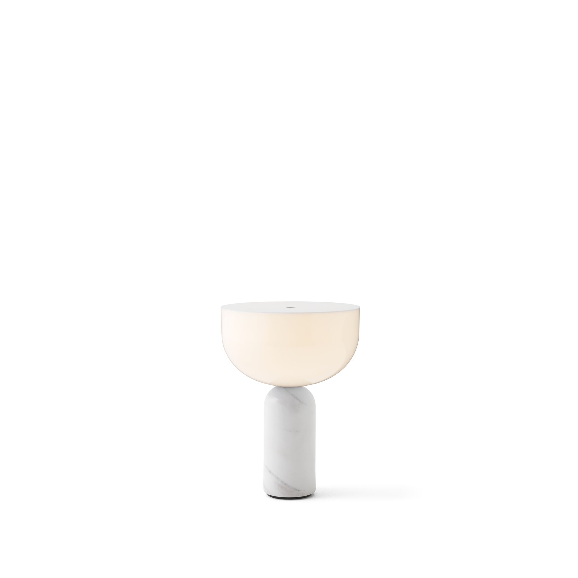 Lampe Portable Kizu en Marbre Blanc