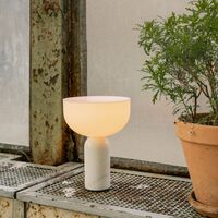 Kizu Portable Lamp White Marble