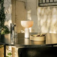 Kizu Portable Lamp White Marble