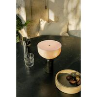 Kizu Transportabel Lampe Sort Marmor