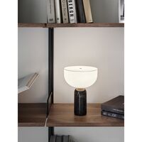 Kizu Transportabel Lampe Sort Marmor