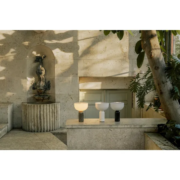 Kizu Portable Lamp Black Marble