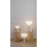 Kizu Transportabel Lampe Sort Marmor