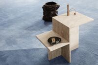 Distinct Travertine Coffee Table