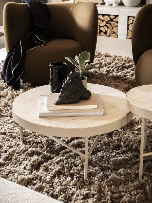 Travertine Coffee Table Large Cashmere