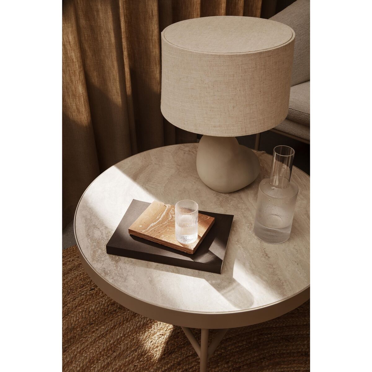 Travertine Coffee Table Large Cashmere