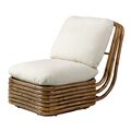 Midollino rattan lucido e rivestimento Dedar Lupo 007