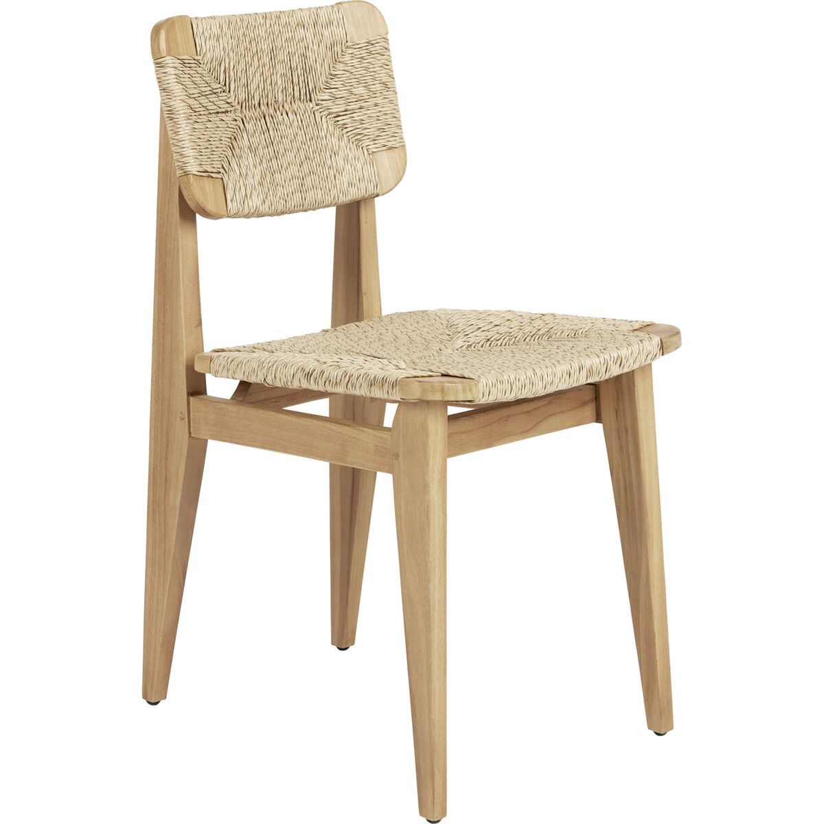C-Chair Buitenstoel Eetkamerstoel Natuurlijk Teak