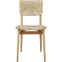 C-Chair Buitenstoel Eetkamerstoel Natuurlijk Teak