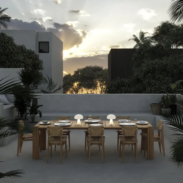 C-Chair Outdoor Dining Chair Natural Teak